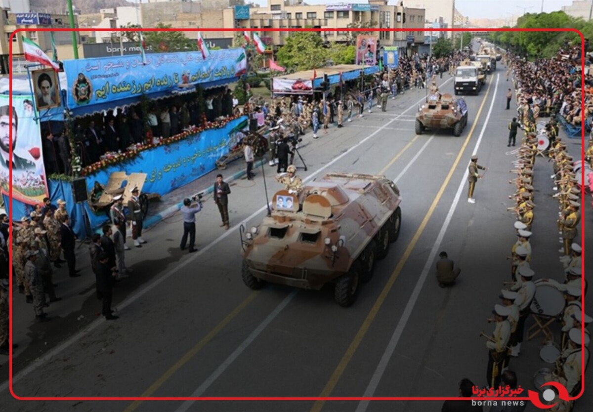 مراسم رژه نیروهای مسلح به مناسبت روز ارتش در مراکز استان‌ها