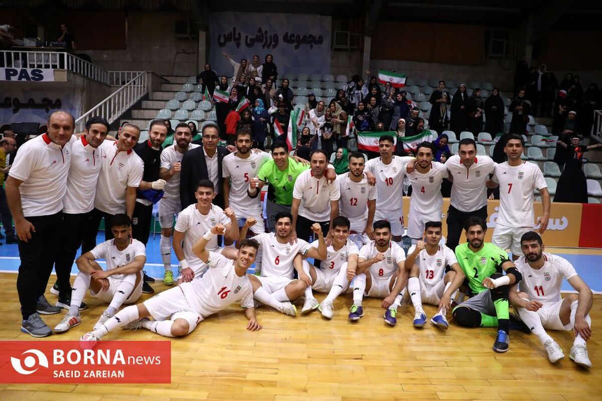 ایران جام ملت‌های فوتسال را سفیدپوش آغاز می‌کند