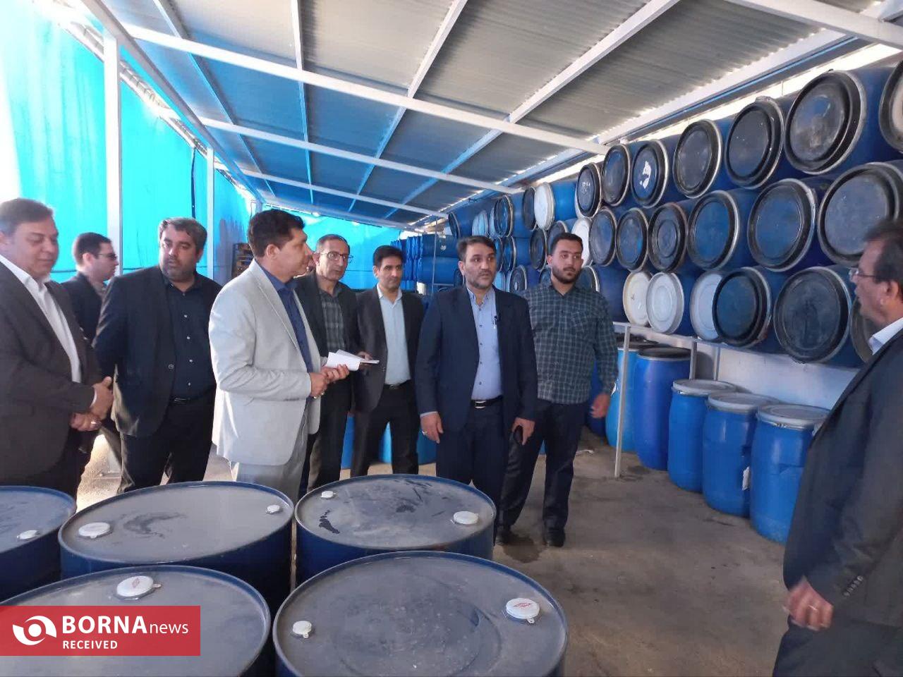 بازدید سرپرست فرمانداری شهرستان ملارد از دو واحد تولیدی