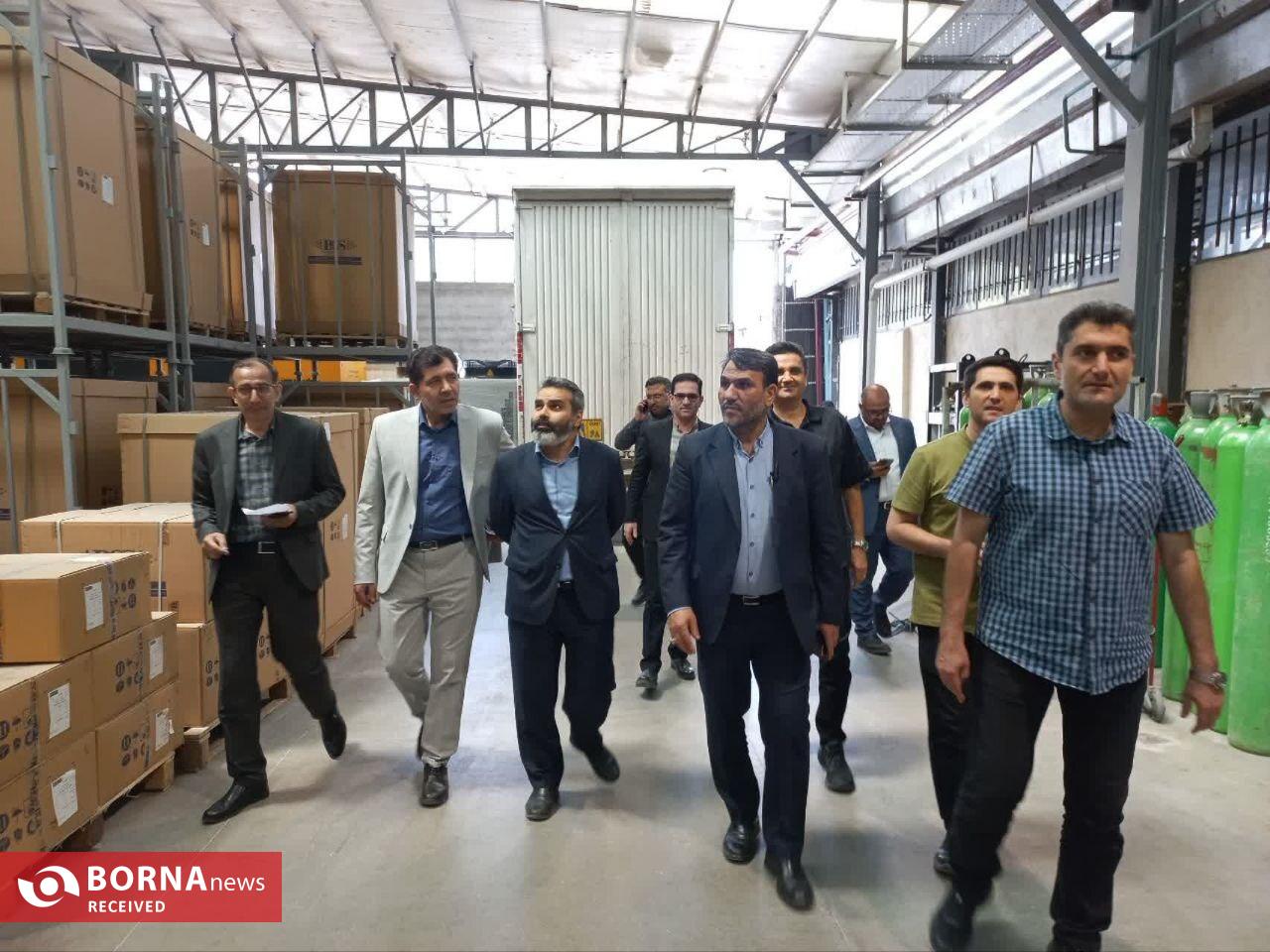 بازدید سرپرست فرمانداری شهرستان ملارد از دو واحد تولیدی