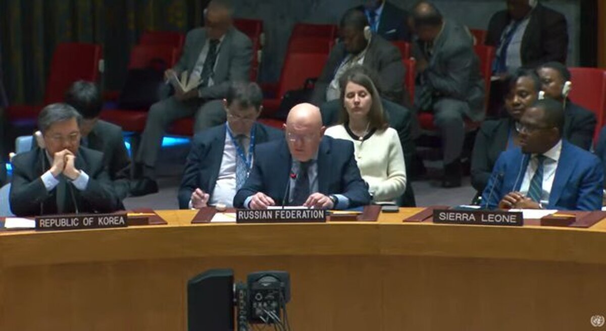 نماینده روسیه در شورای امنیت: اسرائیل کاروان های بشردوستانه در غزه را هدف قرار می دهد