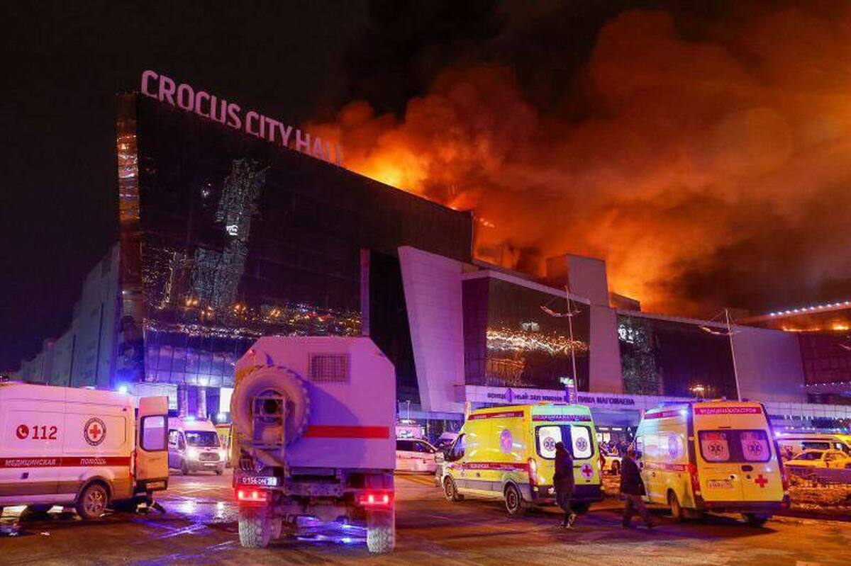 آمار قربانیان حمله تروریستی مسکو به ۹۳ نفر رسید