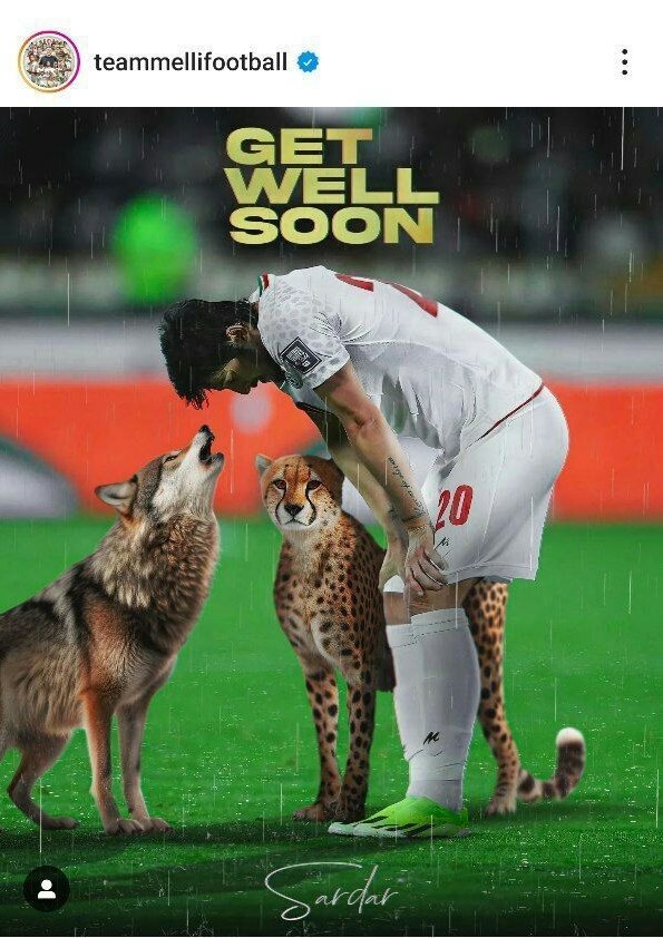 پیغام فدراسیون فوتبال به سردار آزمون + عکس