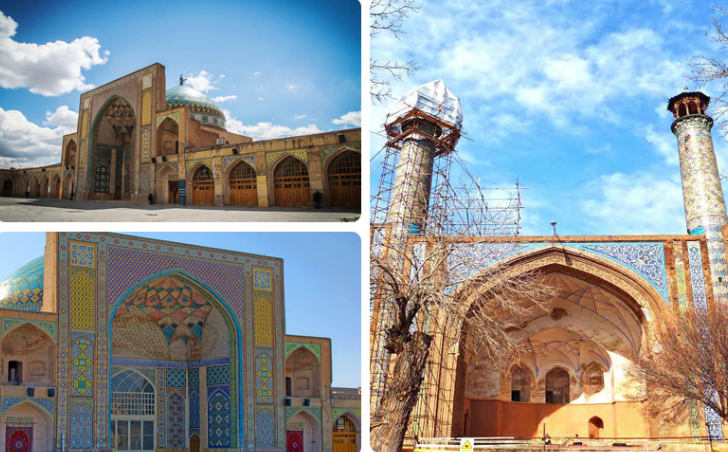 دیدن سبک معماری کهن در مسجد جامع قزوین دیدن سبک معماری کهن در مسجد جامع قزوین