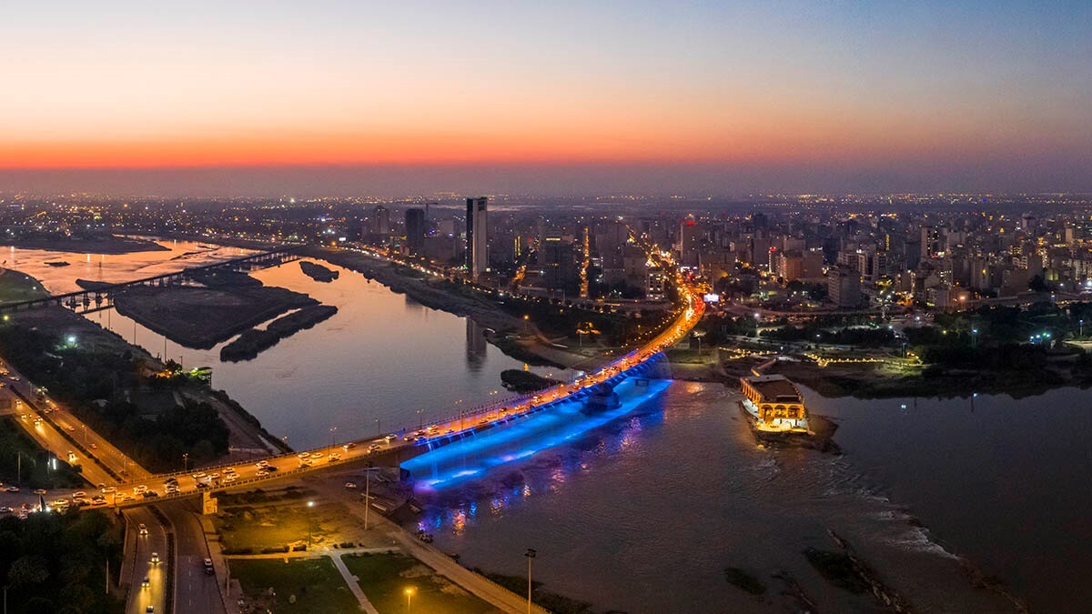 اهواز شهر پل ها و شب های زیبا