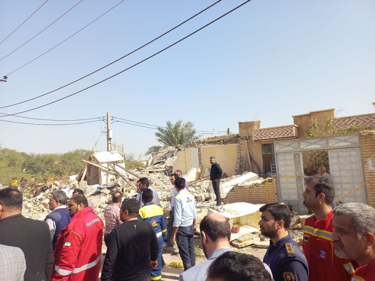 انفجار گاز در خرمشهر 2 واحد مسکونی را تخریب کرد