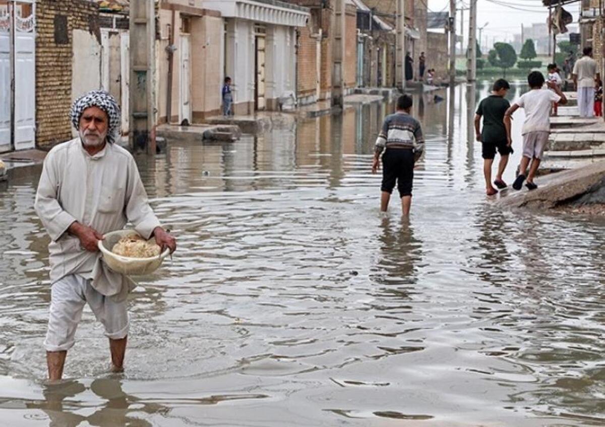 توضیحات استاندار خوزستان در خصوص بارش های اخیر و عملیات دفع اب های سطحی