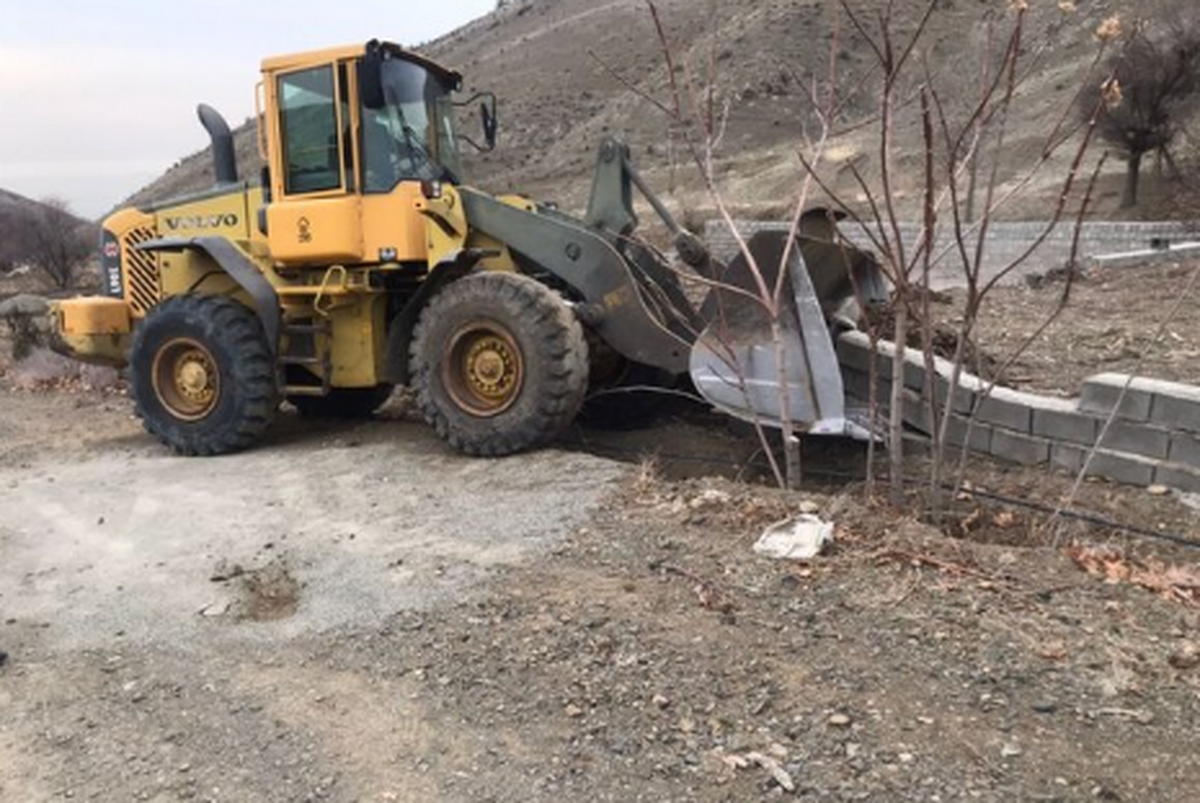 قلع و قمع ۵۸ مورد ساخت و ساز غیر مجاز در اراضی کشاورزی استان قزوین 