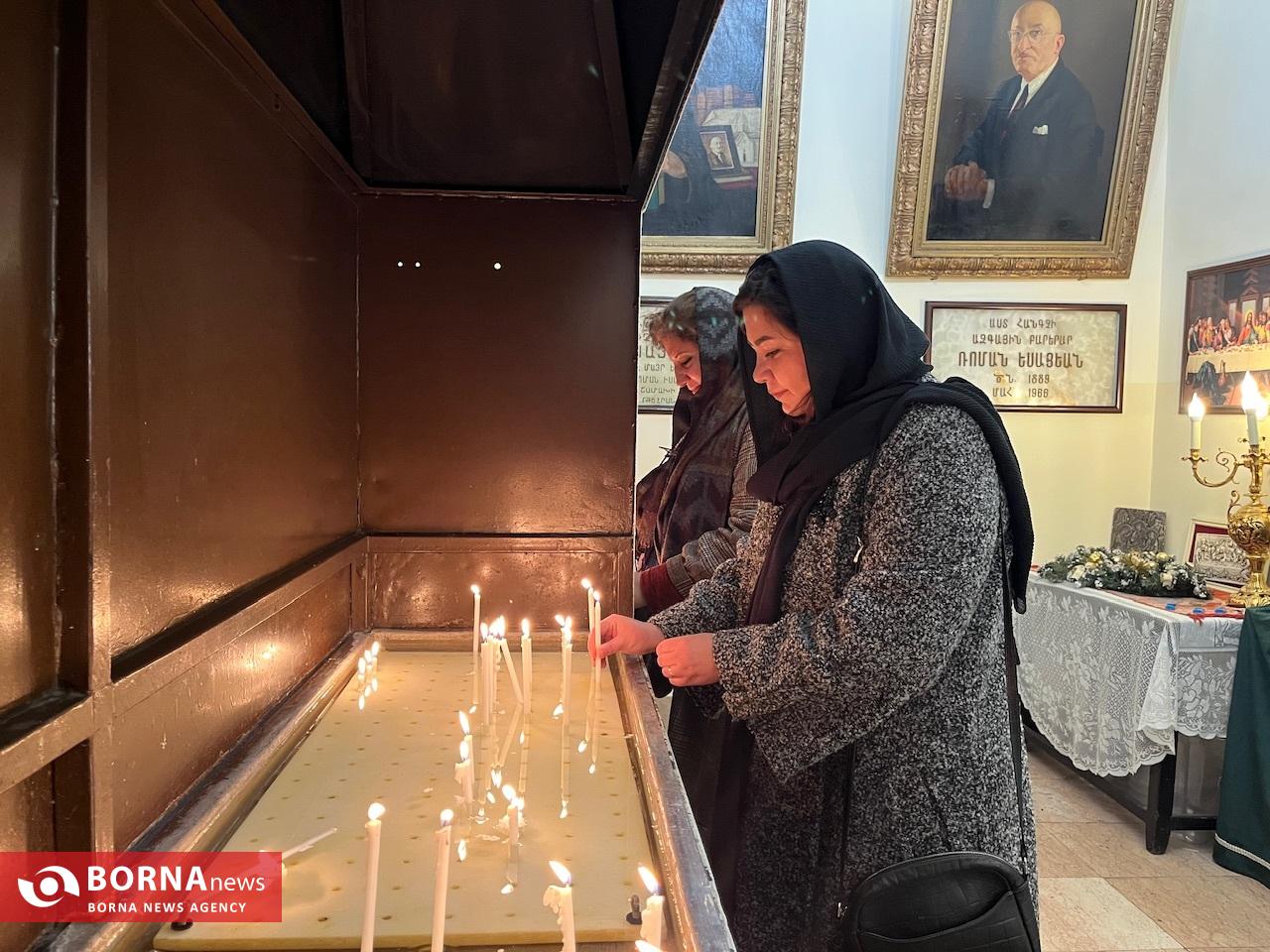 در مراسم شب سال نو میلادی چه گذشت؟/ هنر دست نقره سازان ارمنی اصفهان در کلیسای مریم مقدس