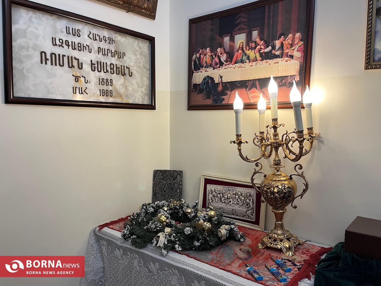 در مراسم شب سال نو میلادی چه گذشت؟/ هنر دست نقره سازان ارمنی اصفهان در کلیسای مریم مقدس