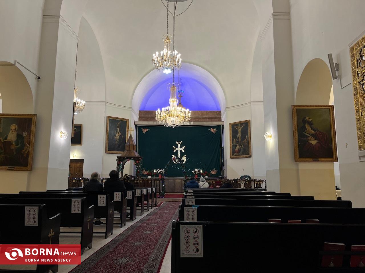 در مراسم شب سال نو میلادی چه گذشت؟/ هنر دست نقره سازان ارمنی اصفهان در کلیسای مریم مقدس