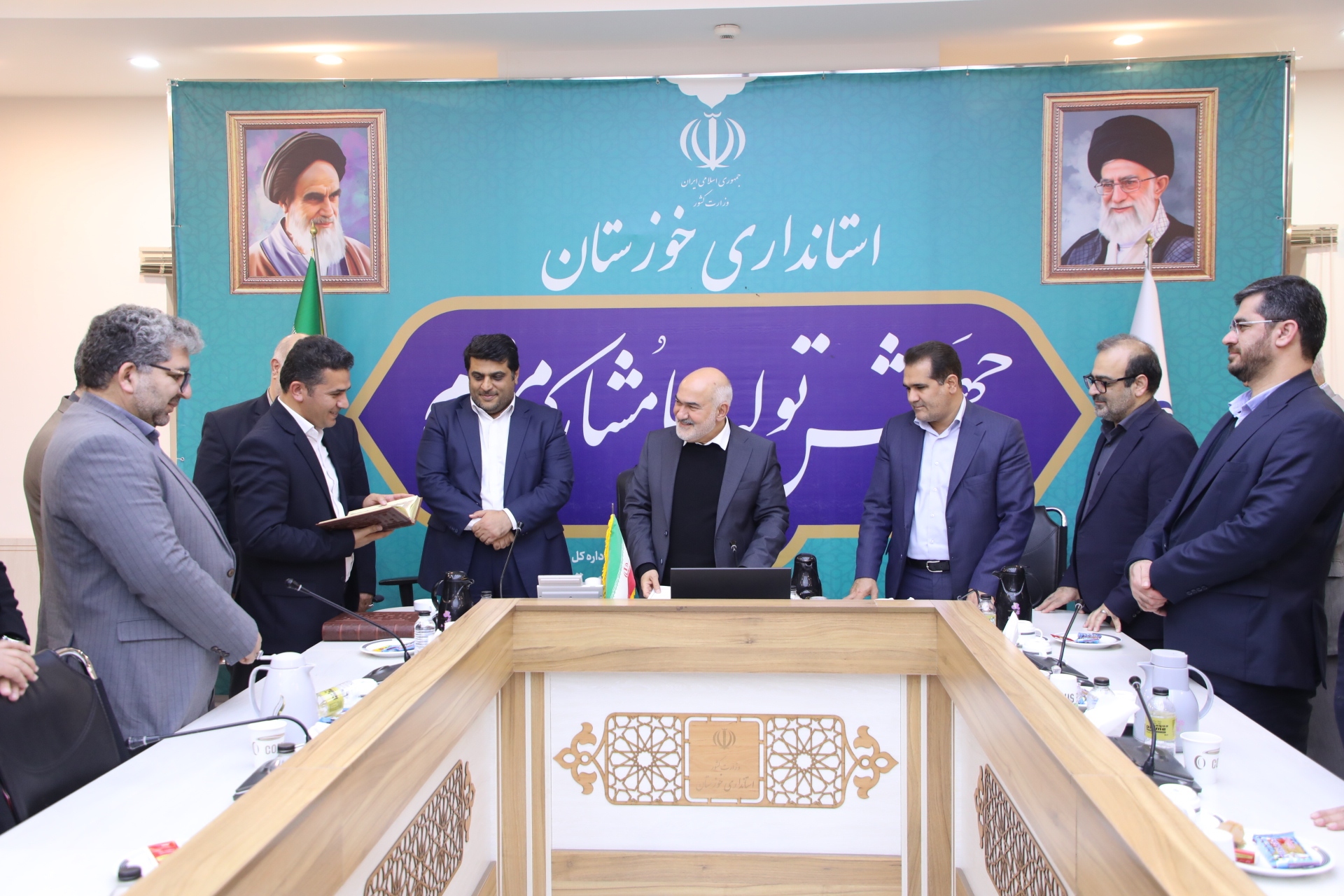 مراسم معارفه معاون سیاسی اجتماعی جدید استاندار خوزستان برگزار شد