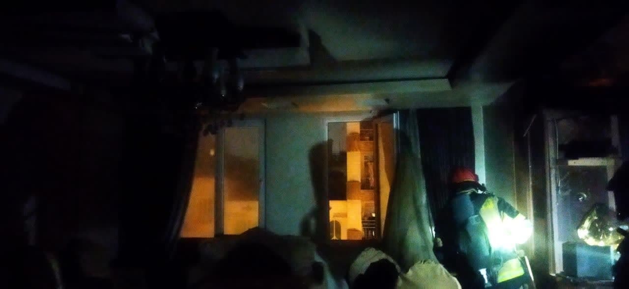 مهار حریق در یک واحد مسکونی در قزوین