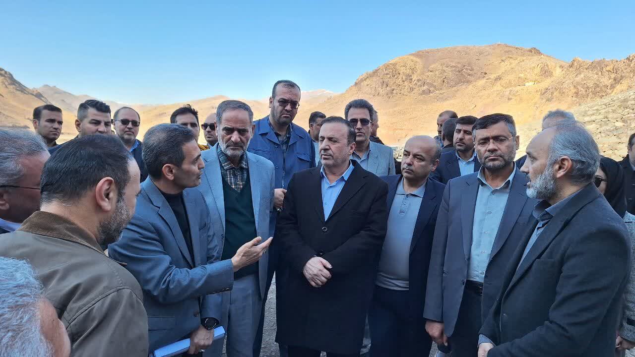 استاندار قزوین از سد بالاخانلو بازدید کرد