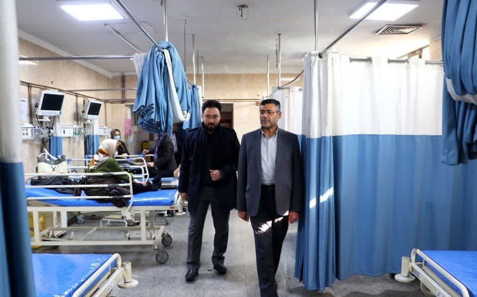 بازدید سرزده سرپرست جدید فرمانداری شهرستان بوئین زهرا از بیمارستان امیرالمومنین بازدید سرزده سرپرست جدید فرمانداری شهرستان بوئین زهرا از بیمارستان امیرالمومنین