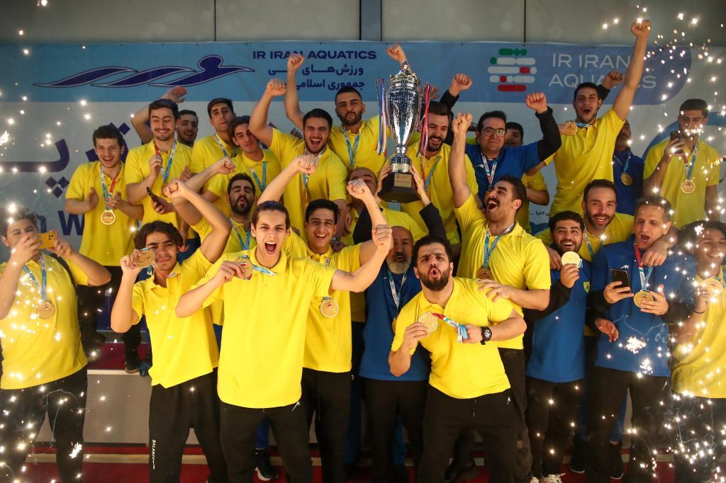 دانشگاه آزاد اسلامی ۴ - ۱۰ پالایش نفت؛ آبادان قهرمان لیگ برتر واتر پلو کشور شد + عکس