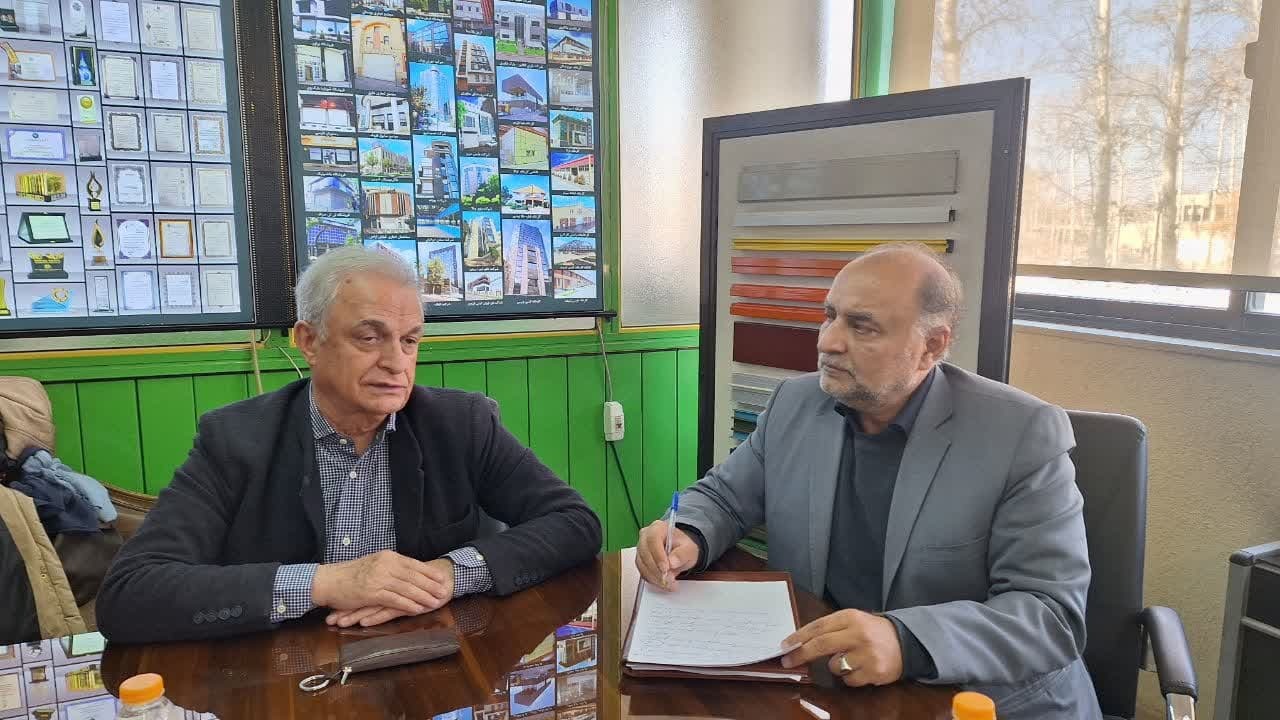 جمعی از مهندسان و کارشناسان سازمان نظام مهندسی ساختمان قزوین از شرکت سکوی ایران بازدید کردند