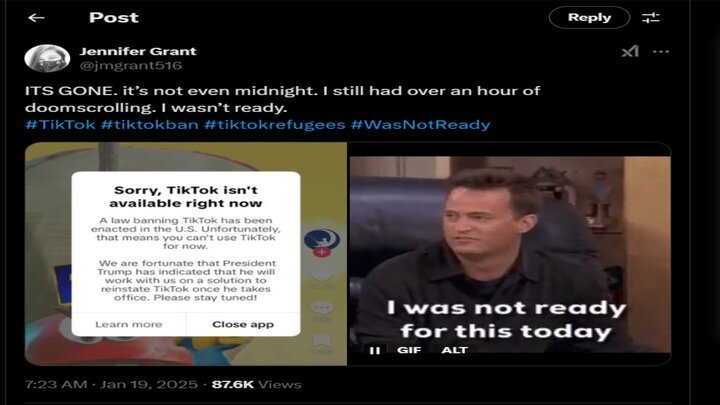 قطع دسترسی به تیک تاک، ضربهای به آزادی بیان دیجیتال در آمریکا/ واکنش کاربران به این ممنوعیت چه بود؟ قطع دسترسی به تیک تاک، ضربهای به آزادی بیان دیجیتال در آمریکا/ واکنش کاربران به این ممنوعیت چه بود؟