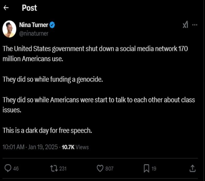 قطع دسترسی به تیک تاک، ضربهای به آزادی بیان دیجیتال در آمریکا/ واکنش کاربران به این ممنوعیت چه بود؟ قطع دسترسی به تیک تاک، ضربهای به آزادی بیان دیجیتال در آمریکا/ واکنش کاربران به این ممنوعیت چه بود؟