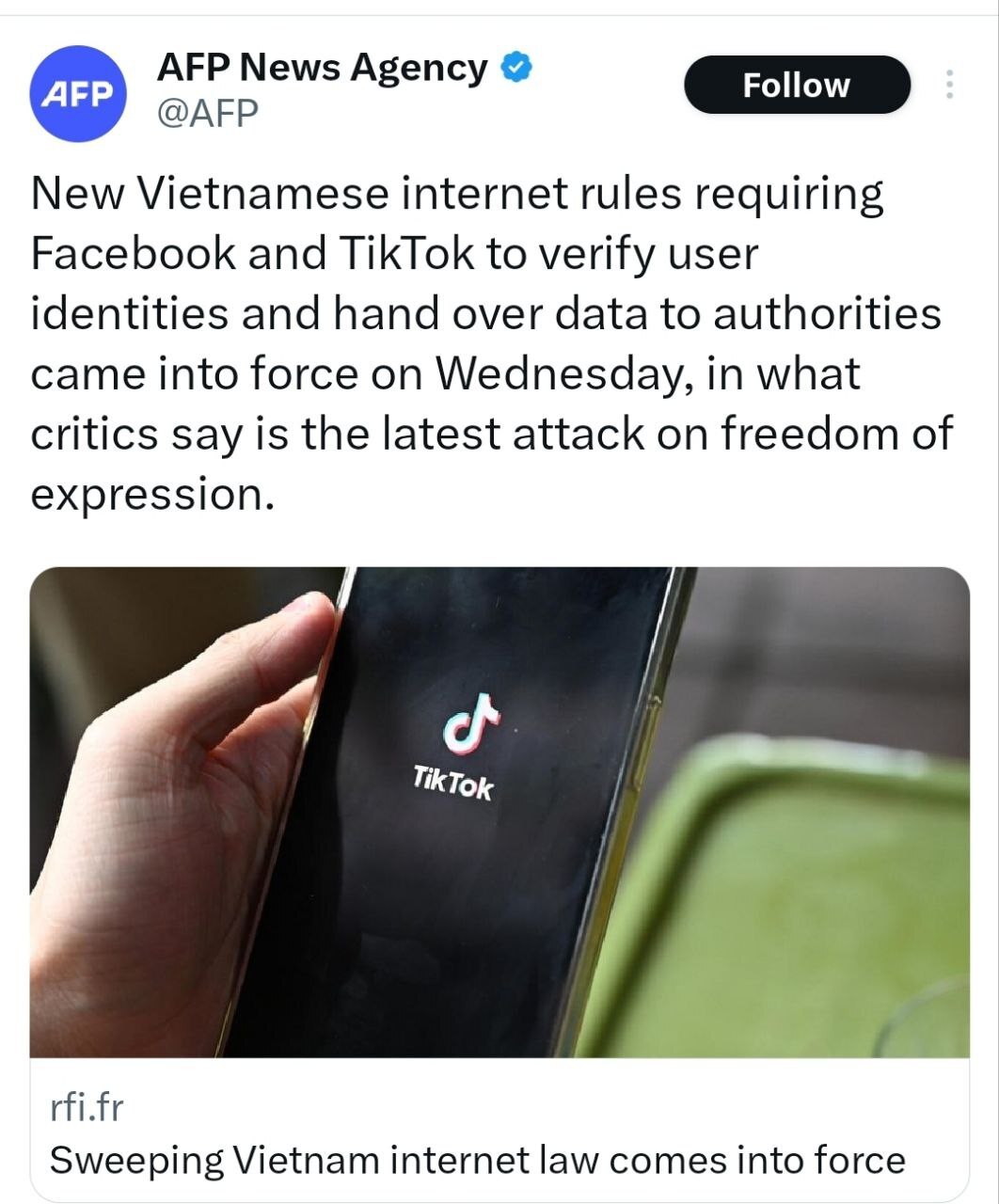 آغاز دوره جدید کنترل بر فضای مجازی در ویتنام