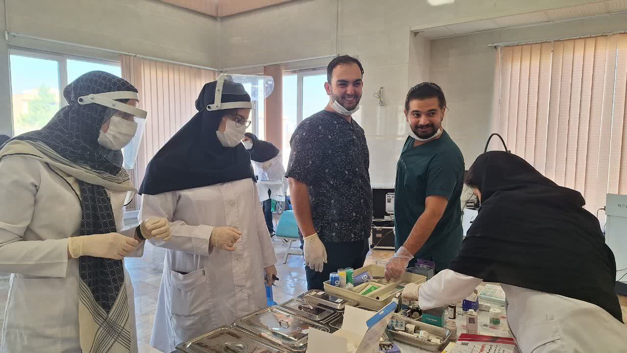 بزرگترین اردوی جهادی دندانپزشکی خادم المهدی بسیج دانشجویی در قزوین برپا شد