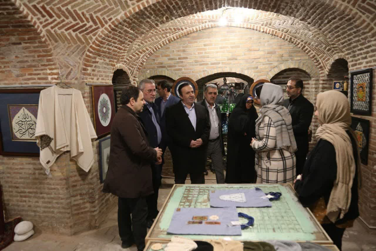 بازدید استاندارقزوین از خانه تاریخی رئوفی