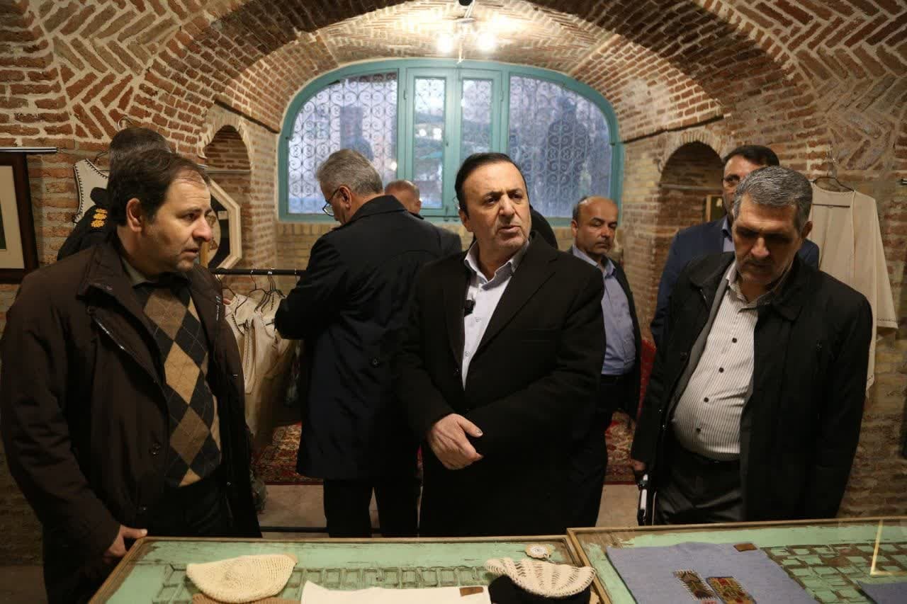 بازدید استاندارقزوین از خانه تاریخی رئوفی