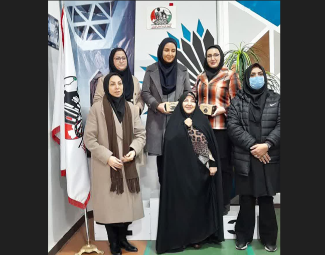 سهیلا قربانی، پرچمدار بانوان شرکت گاز در مسابقات ورزشی بانوان کارمند قزوین