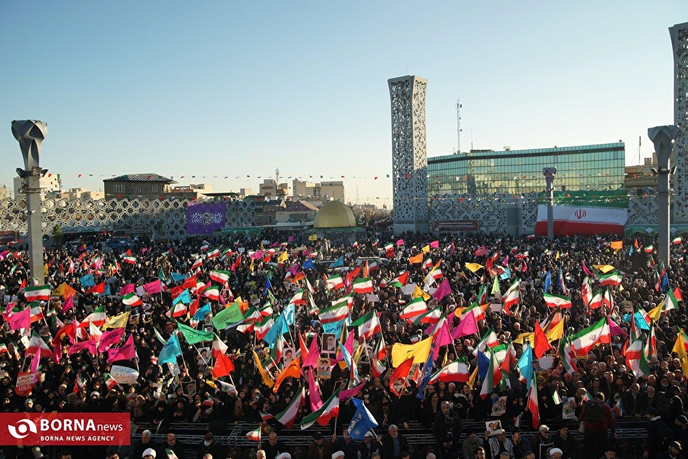 بزرگداشت ۹ دی در میدان امام حسین (ع) تهران