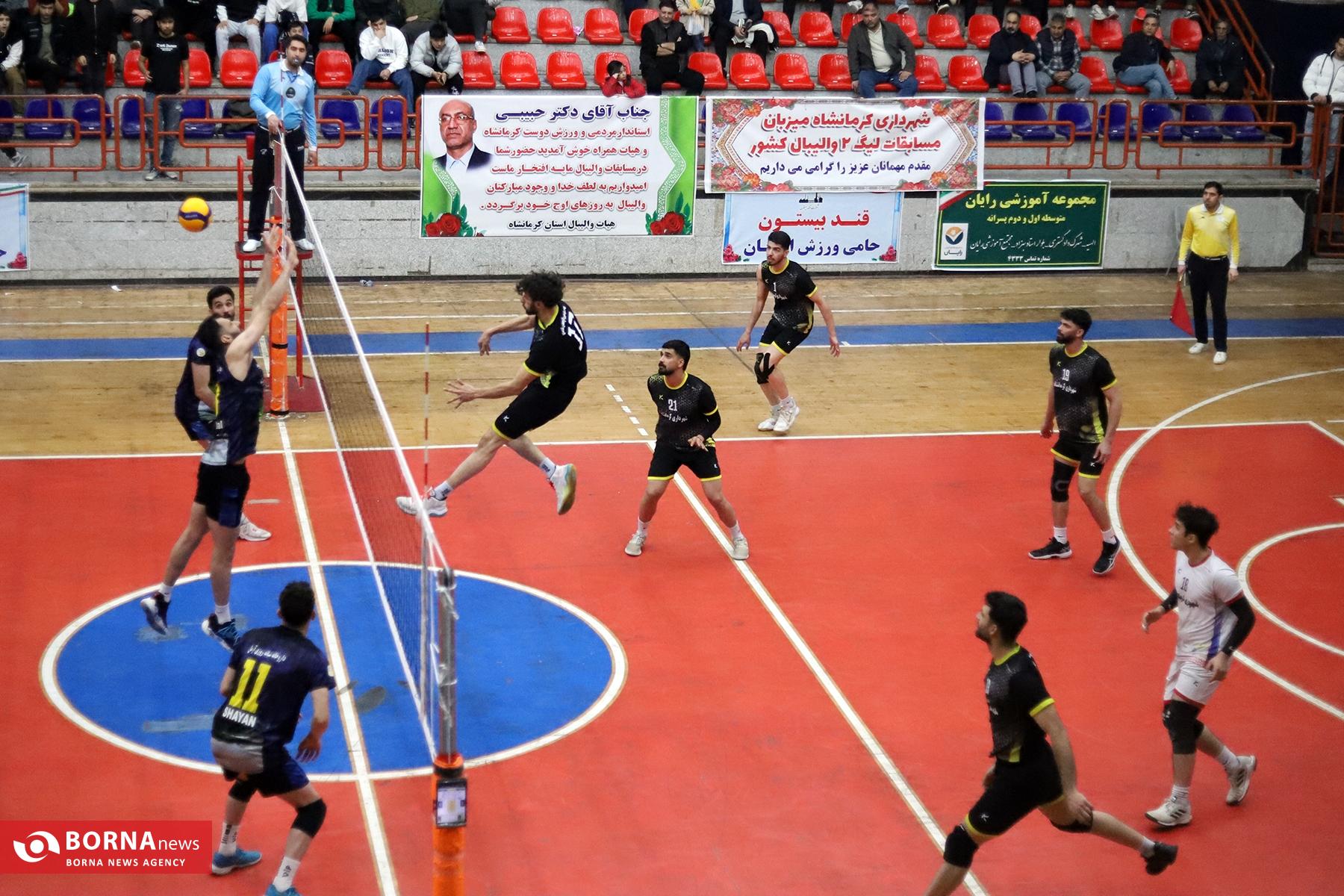 گزارش تصویری|تیم والیبال شهرداری کرمانشاه مغلوب پارگوم تالش شد
