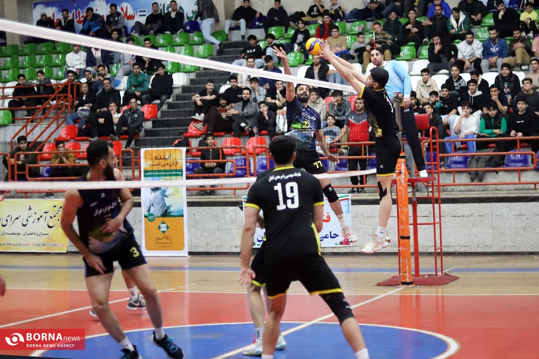 گزارش تصویری|تیم والیبال شهرداری کرمانشاه مغلوب پارگوم تالش شد