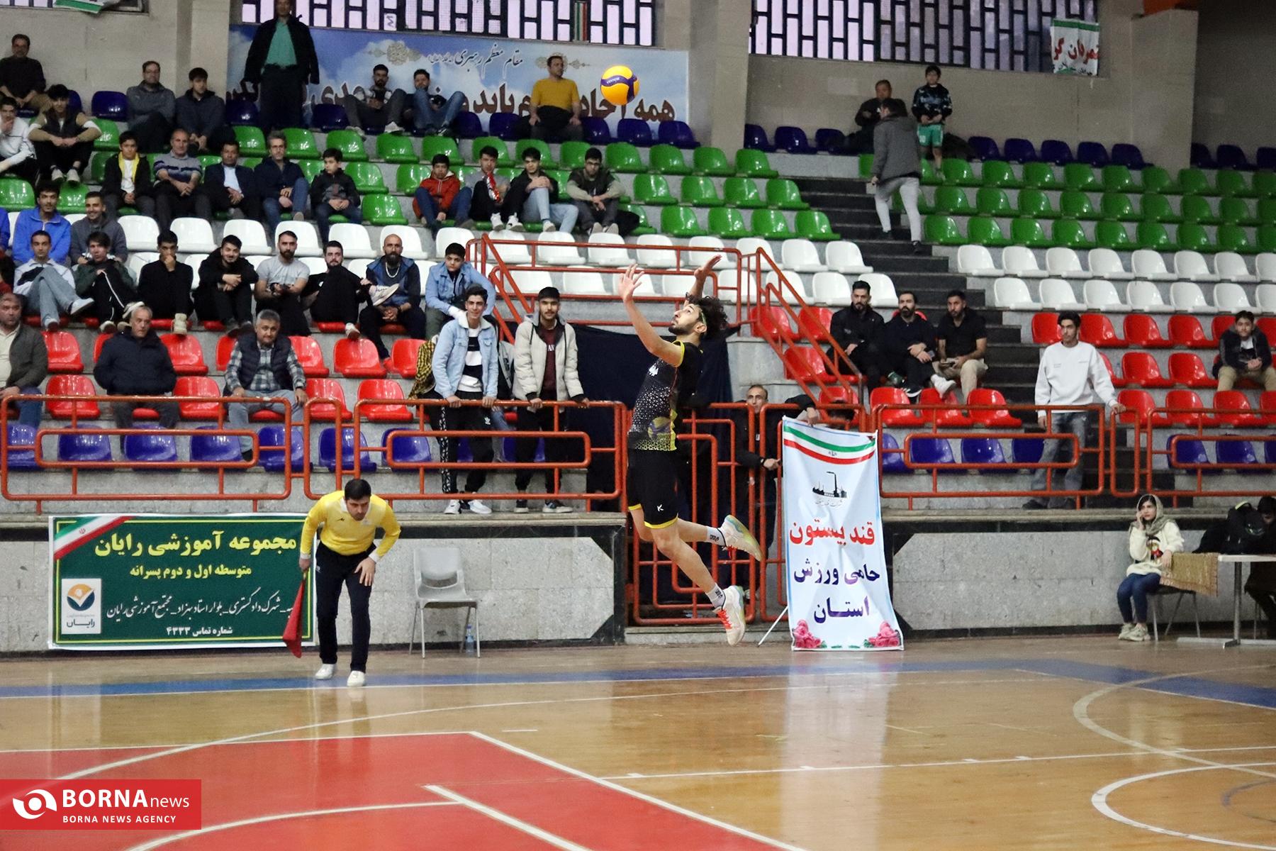 گزارش تصویری|تیم والیبال شهرداری کرمانشاه مغلوب پارگوم تالش شد