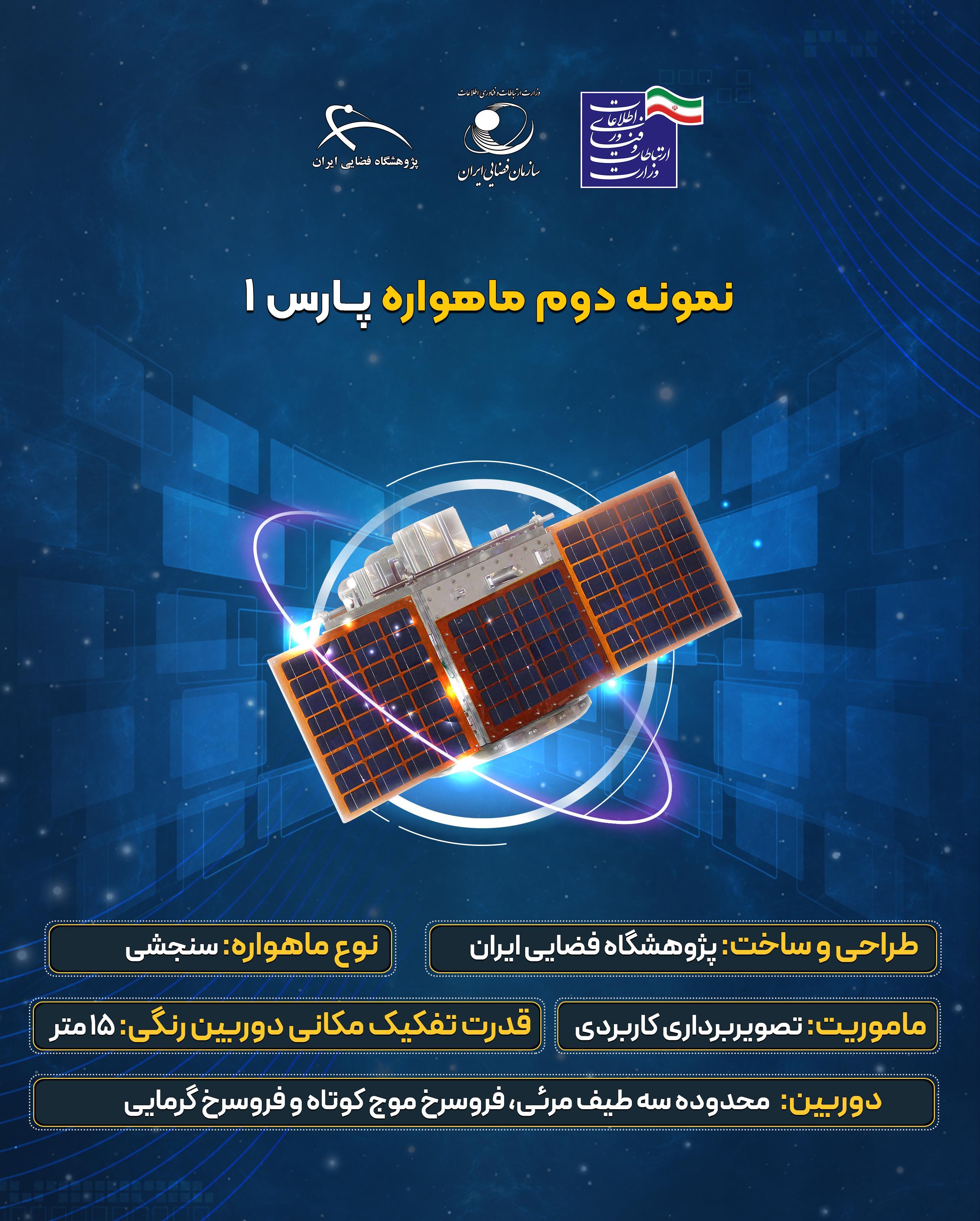 رونمایی از ۳ ماهواره ایرانی در روز فناوری فضایی