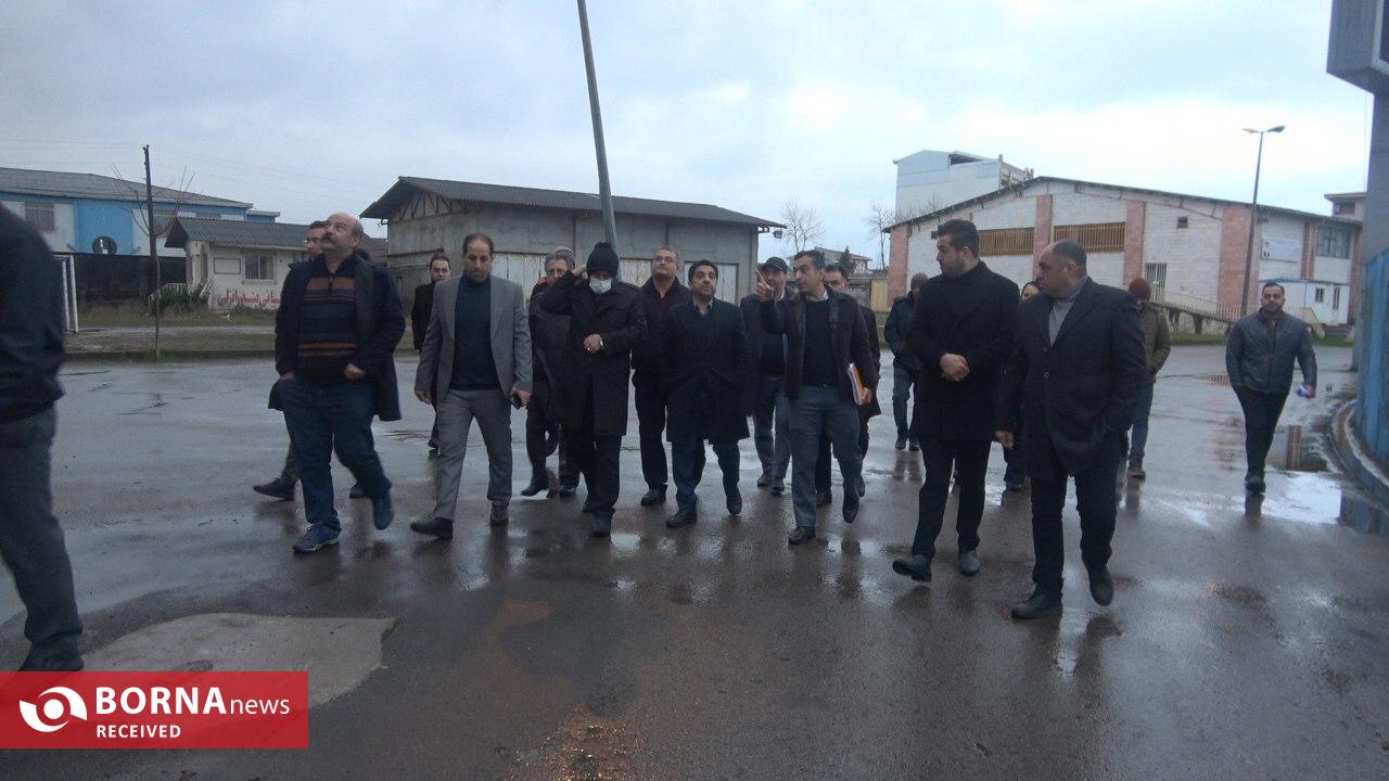 بازدید مدیرعامل شرکت توسعه و نگهداری اماکن ورزشی از ورزشگاه سیروس قایقران