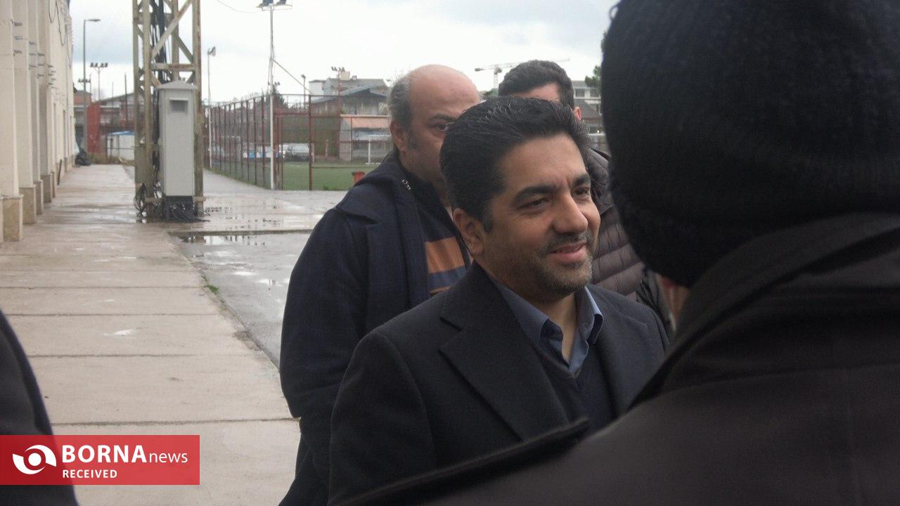 بازدید مدیرعامل شرکت توسعه و نگهداری اماکن ورزشی از ورزشگاه سیروس قایقران