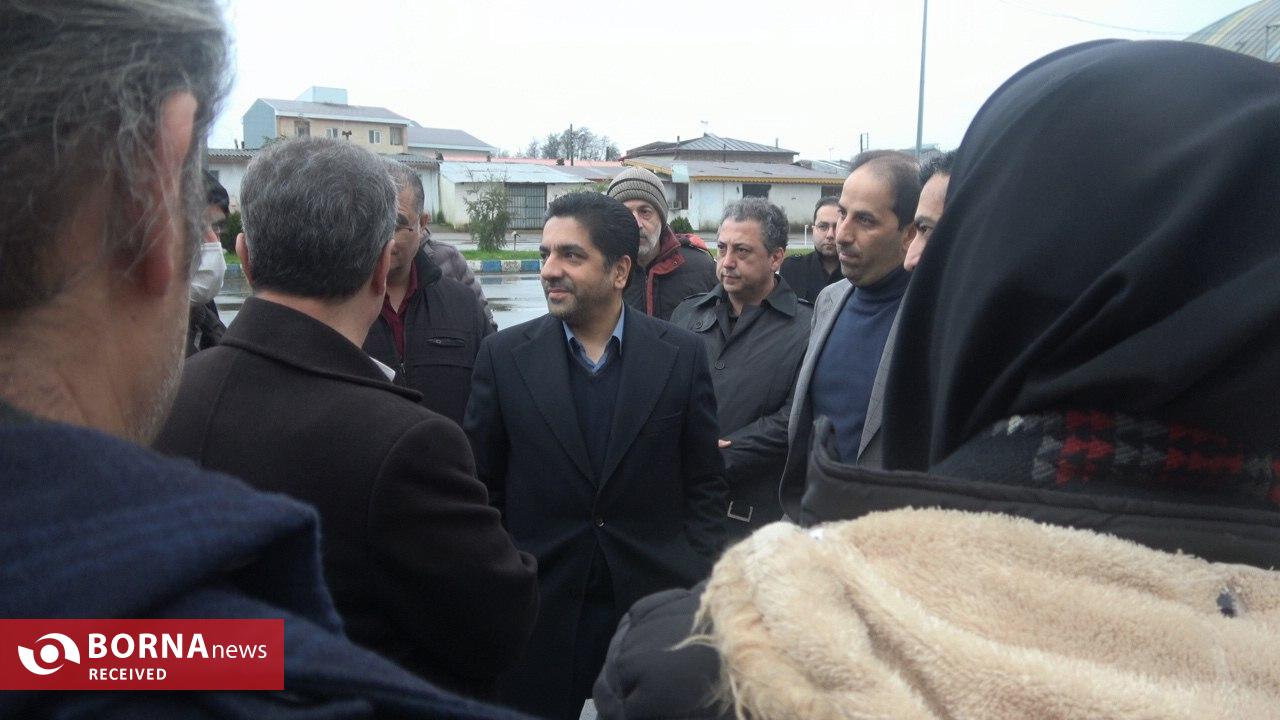 بازدید مدیرعامل شرکت توسعه و نگهداری اماکن ورزشی از ورزشگاه سیروس قایقران