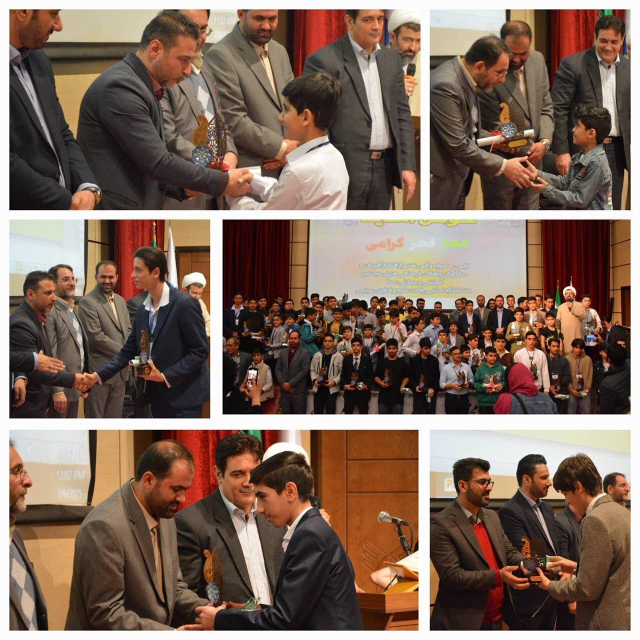 تقدیر از دانش آموزان برگزیده پردیسی در جشنواره علمی، ورزشی و فرهنگی