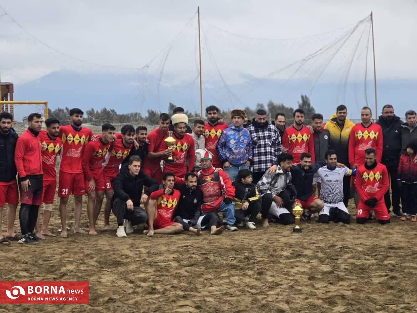 نایب قهرمانی تیم فوتبال ساحلی ستارگان کرمانشاه در مسابقات بندر ترکمن