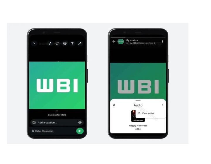 واتساپ ویژگی موسیقی به استاتس را ارائه کرد