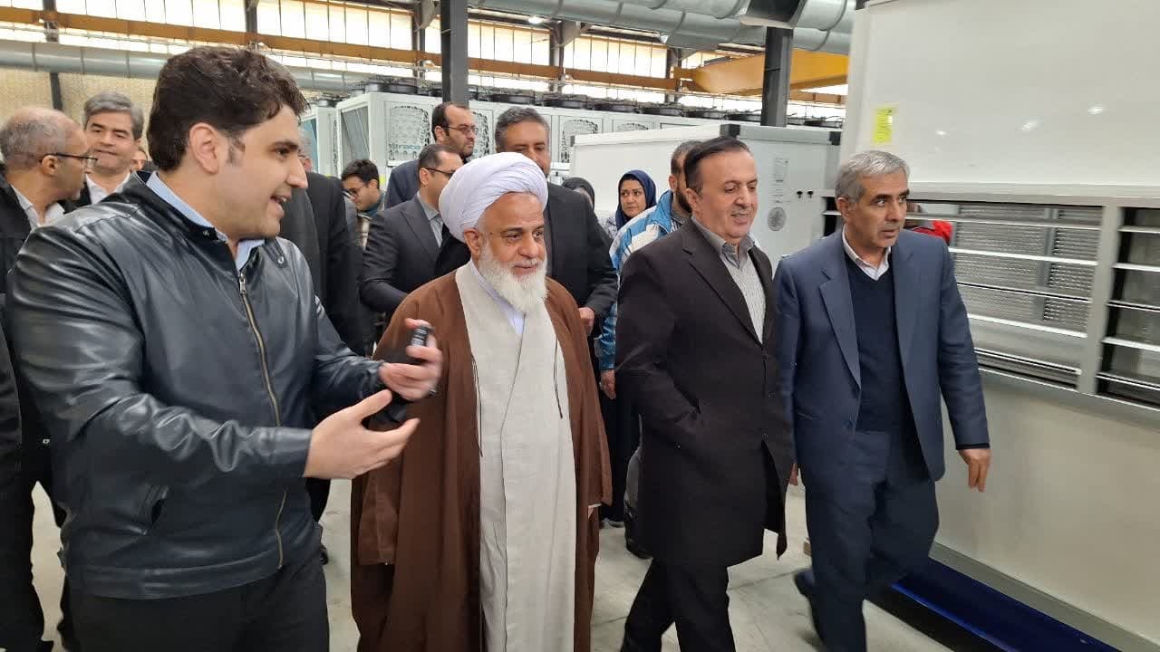 کارخانه شماره ۲ شرکت حرارت سازه مبنا در کاسپین قزوین افتتاح شد