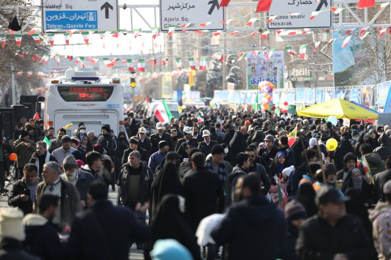 مردم البرز در ۲۲ بهمن ۱۴۰۳ حماسه آفریدند