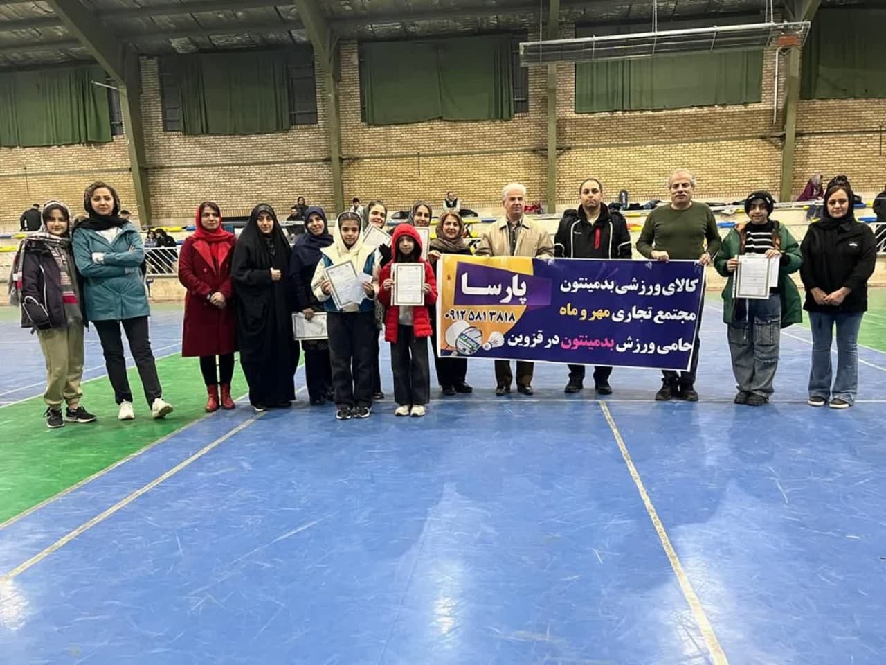 نفرات برتر مسابقات بدمینتون ویژه دهه فجر در قزوین مشخص شدند