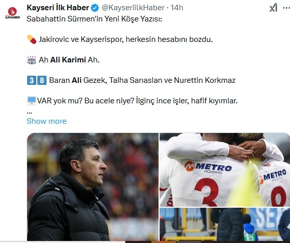 نه سیاه نه سفید؛ واکنش جالب هواداران کایسری به نمایش روز گذشته علی کریمی!