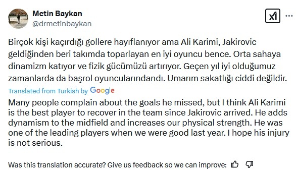 نه سیاه نه سفید؛ واکنش جالب هواداران کایسری به نمایش روز گذشته علی کریمی!