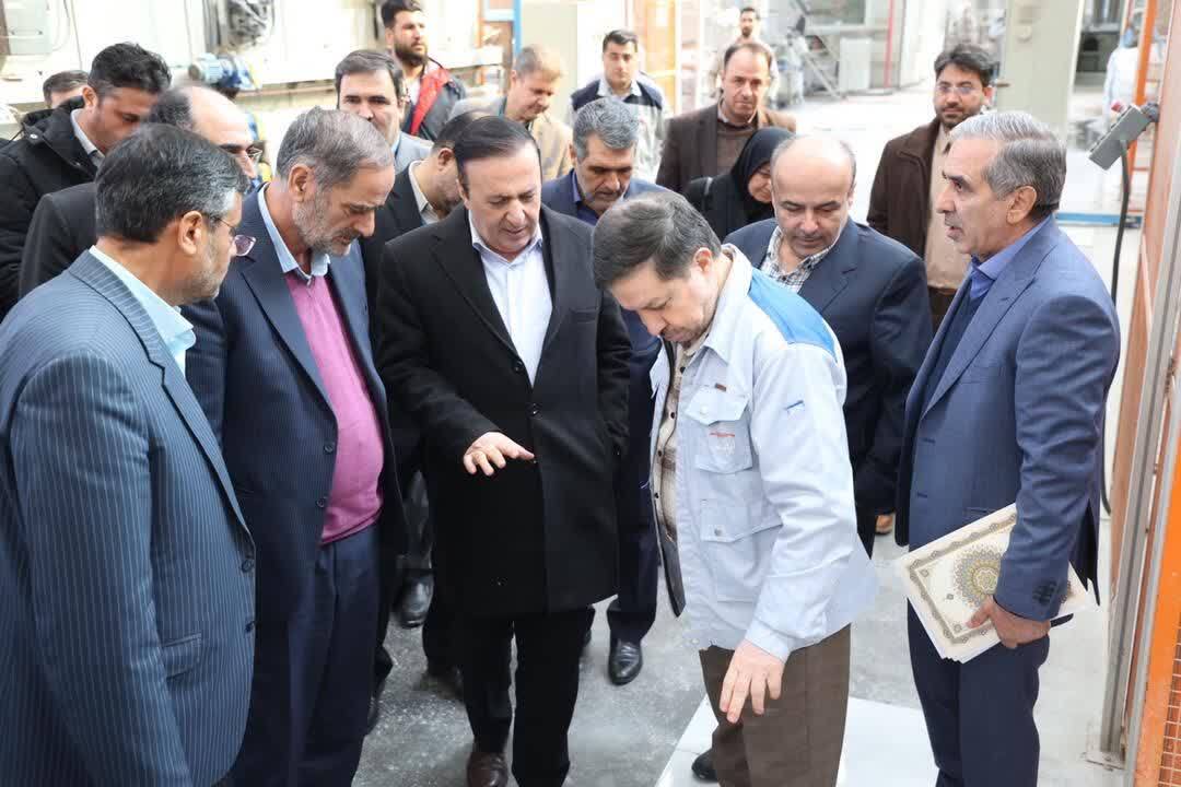 چهارشنبه‌های صنعتی استاندار قزوین این هفته در آپادانا سرام