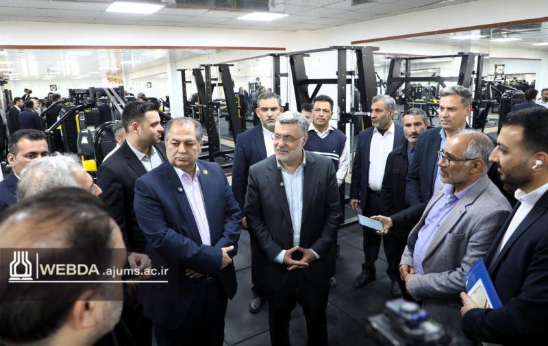 افتتاح پروژه های درمانی - رفاهی و ورزشی دانشگاه علوم پزشکی جندی شاپور اهواز با حضور وزیر بهداشت