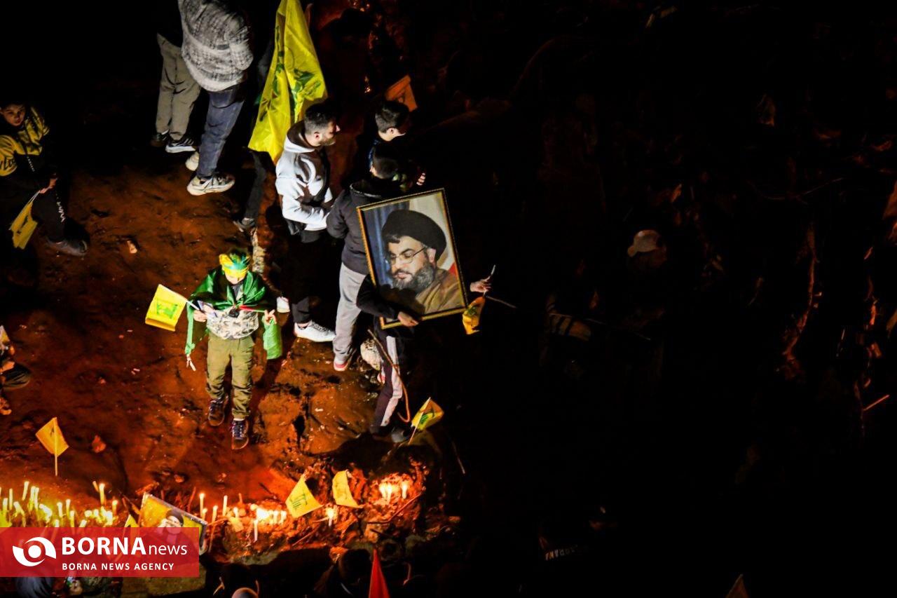 حضور گسترده شهروندان لبنانی در متقل سید مقاومت