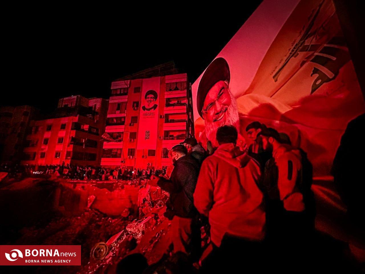 حضور گسترده شهروندان لبنانی در متقل سید مقاومت