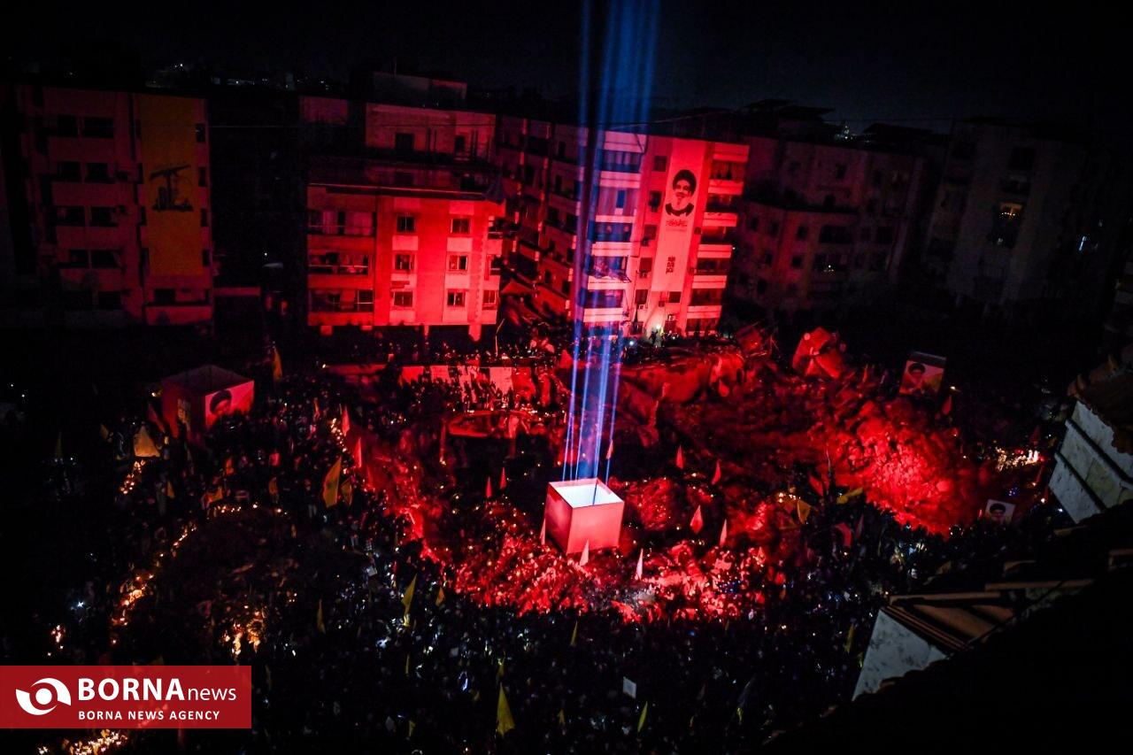 حضور گسترده شهروندان لبنانی در متقل سید مقاومت