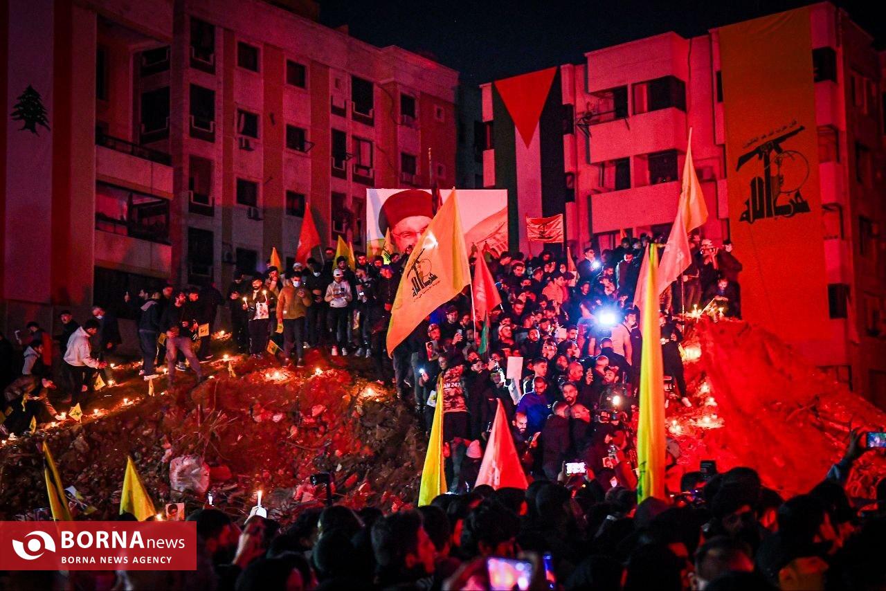 حضور گسترده شهروندان لبنانی در متقل سید مقاومت